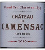 Chateau de Camensac Haut-Medoc 2010 - 1.8L (03082026)
