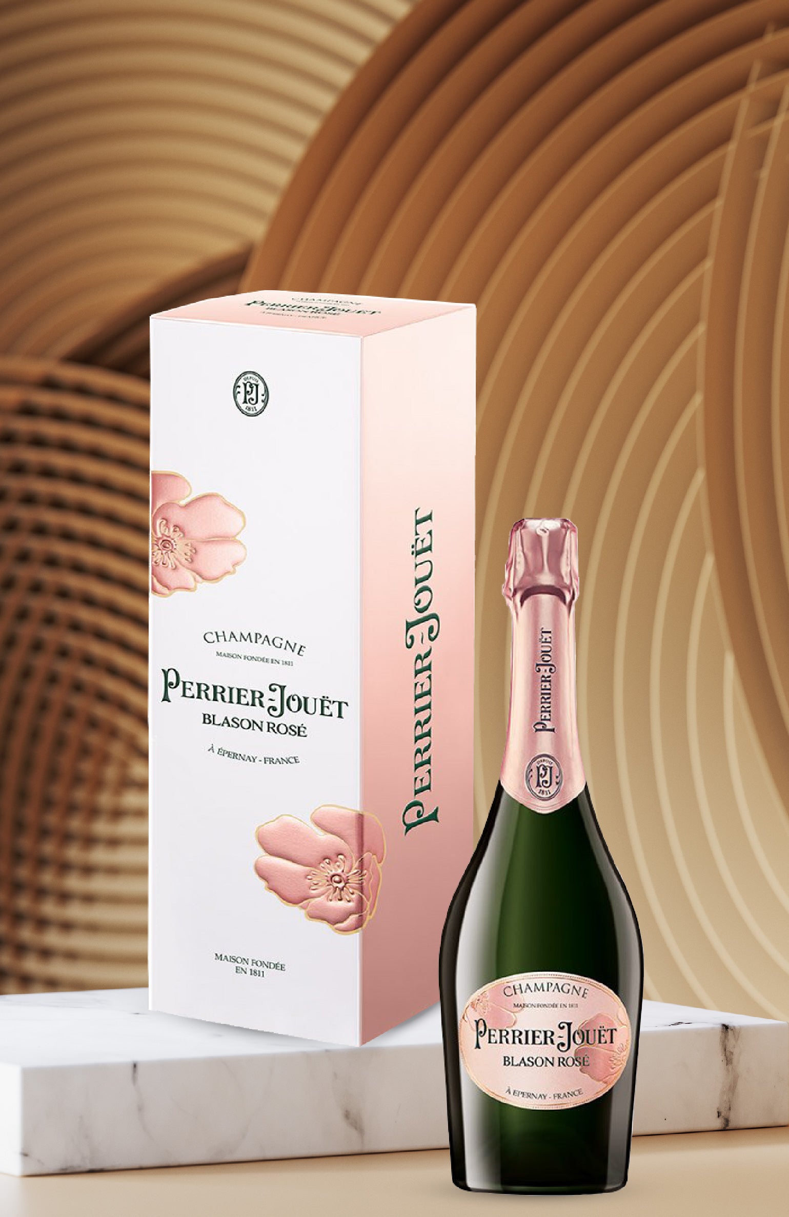 Perrier Jouet Blason Rose NV - 750ml (Gift box) – Wine's