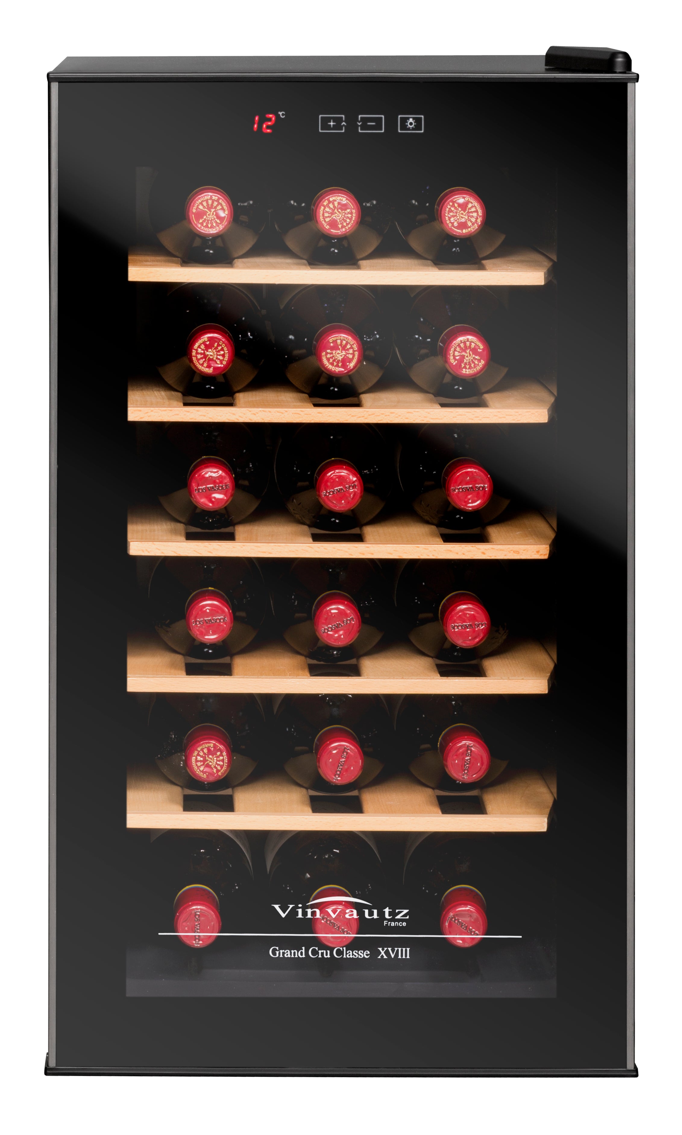 Vinvautz 18 Bottles Single Temperature Zone Wine Cellar (VZ18BHK