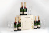 Moet & Chandon Brut Imperial Brut NV 750ml (6 Pack + 6 Glasses) (2.072026)